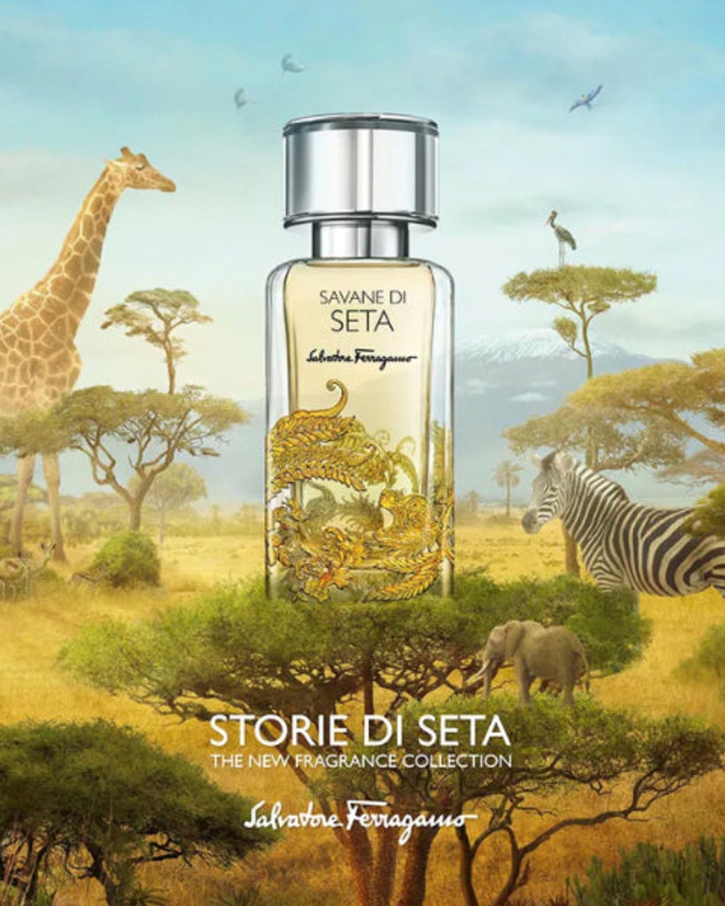 SALVATORE FERRAGAMO STORIE DI SETA-SAVANE EAU DE PARFUM 100ml NATURAL SPRAY