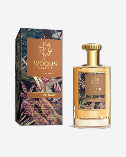 THE WOODS COLLECTION
TIMELESS SANDS
Eau de parfum Unisex
100 ML Natural Spray