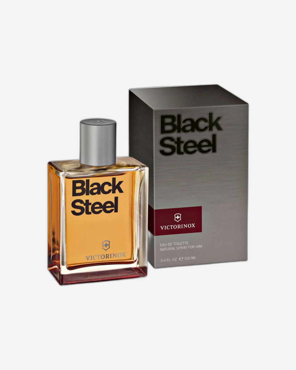 VICTORINOX Black Steel For Men Eau De Toilette 100ml Natural Spray