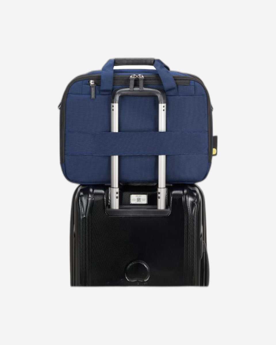 Delsey Paris Wagram 2 Comparment Satchel 15.6 Laptop Briefcase