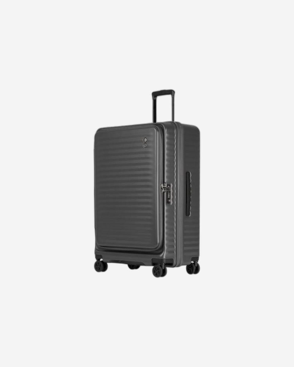 Echolac Celestra Spinner 24in Dark Grey Trolley Bag