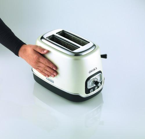 ARIETE CLASSICA 2-SLICE TOASTER, PEARL 158