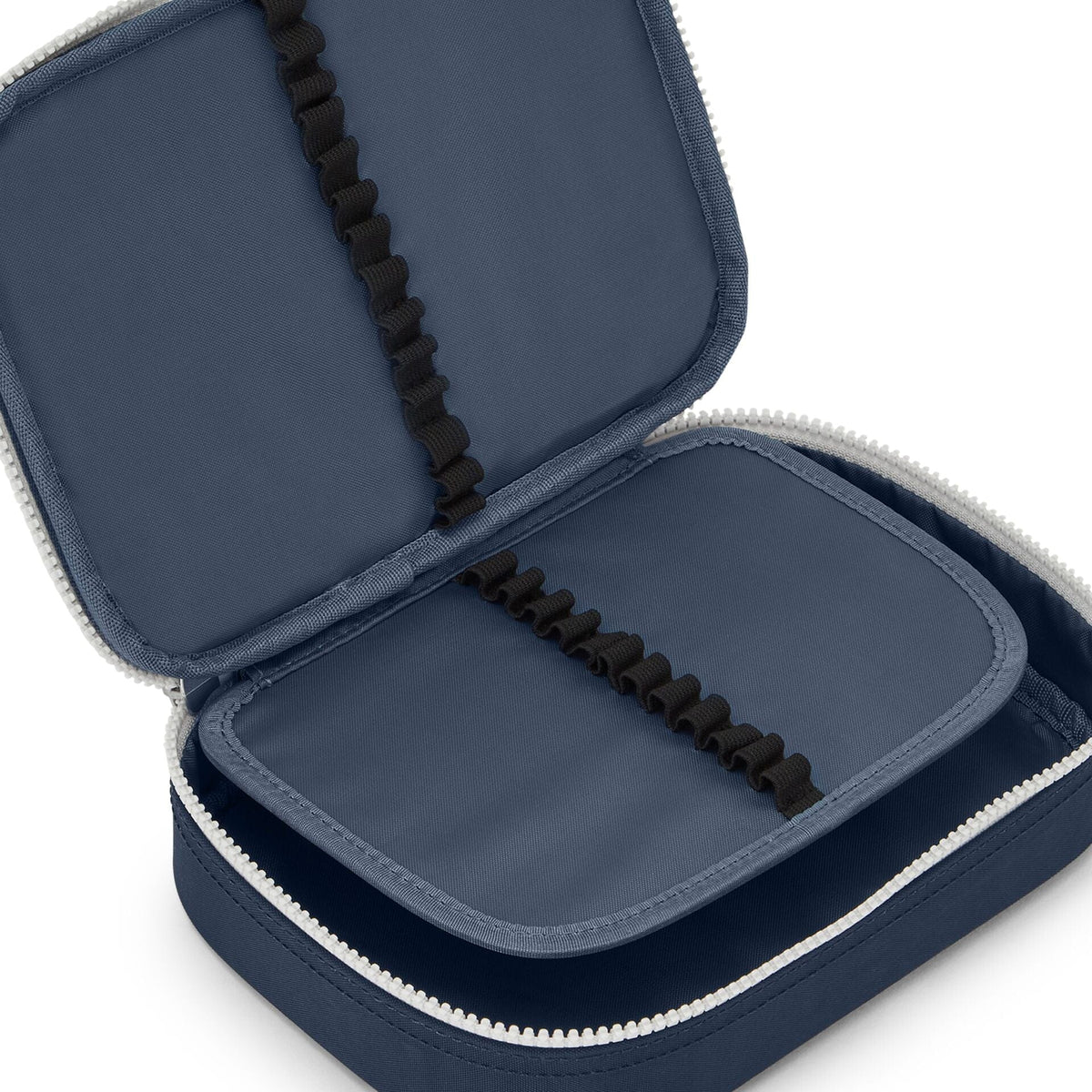 Kipling-100 Pens-Large Pencase Holds Up To 100 Pens-True Blue Grey-09405-U84