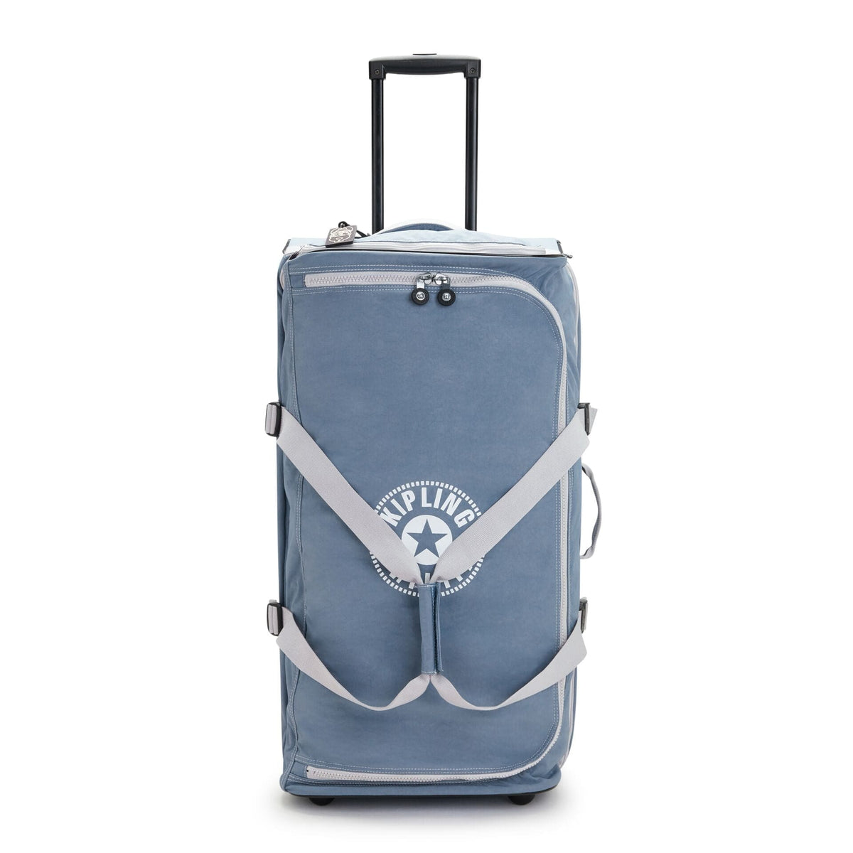 KIPLING-Teagan L-Large wheeled duffle-Brush Blue C-13117-UY6