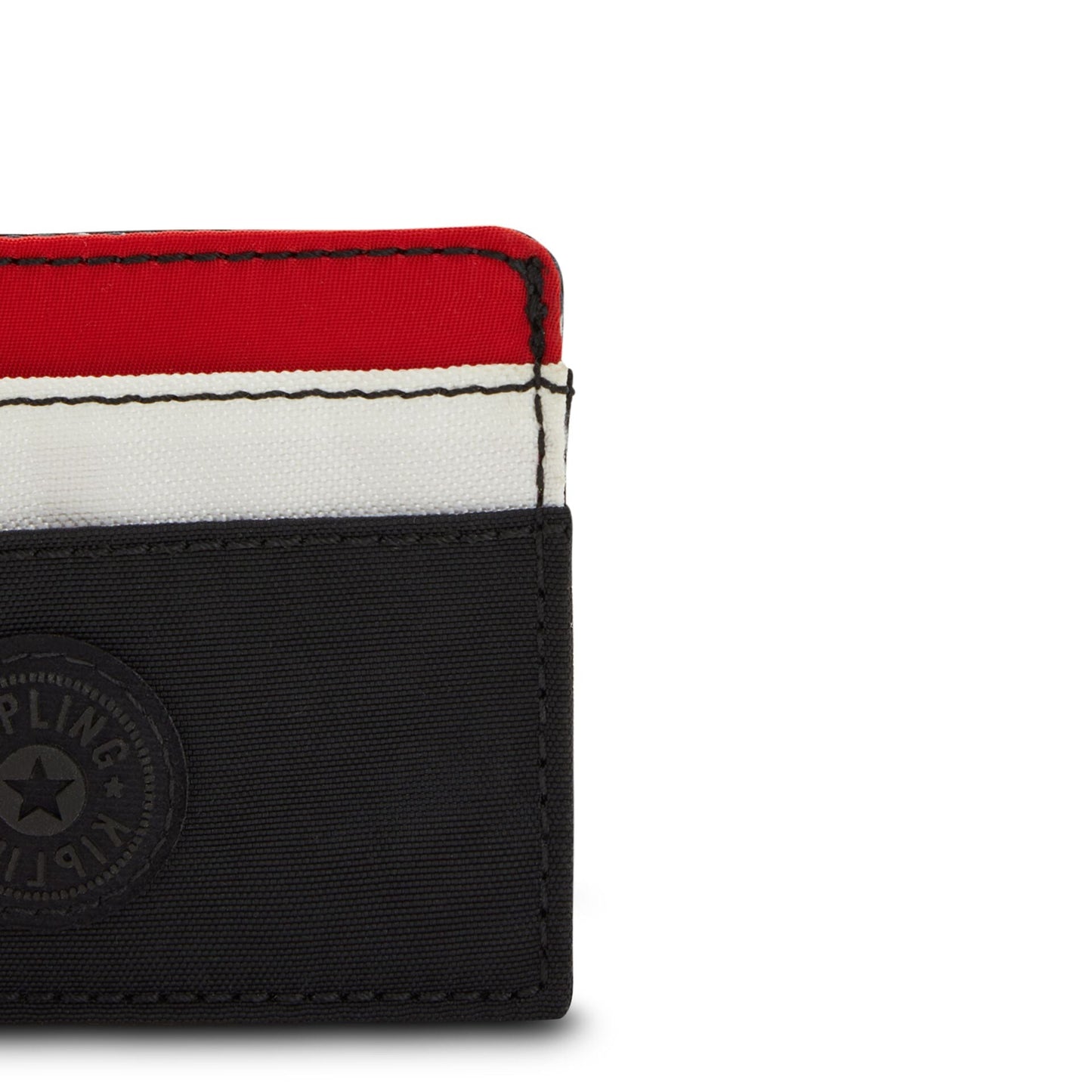 KIPLING-Cardy-Card holder-Black Red Bl-I2919-AA1