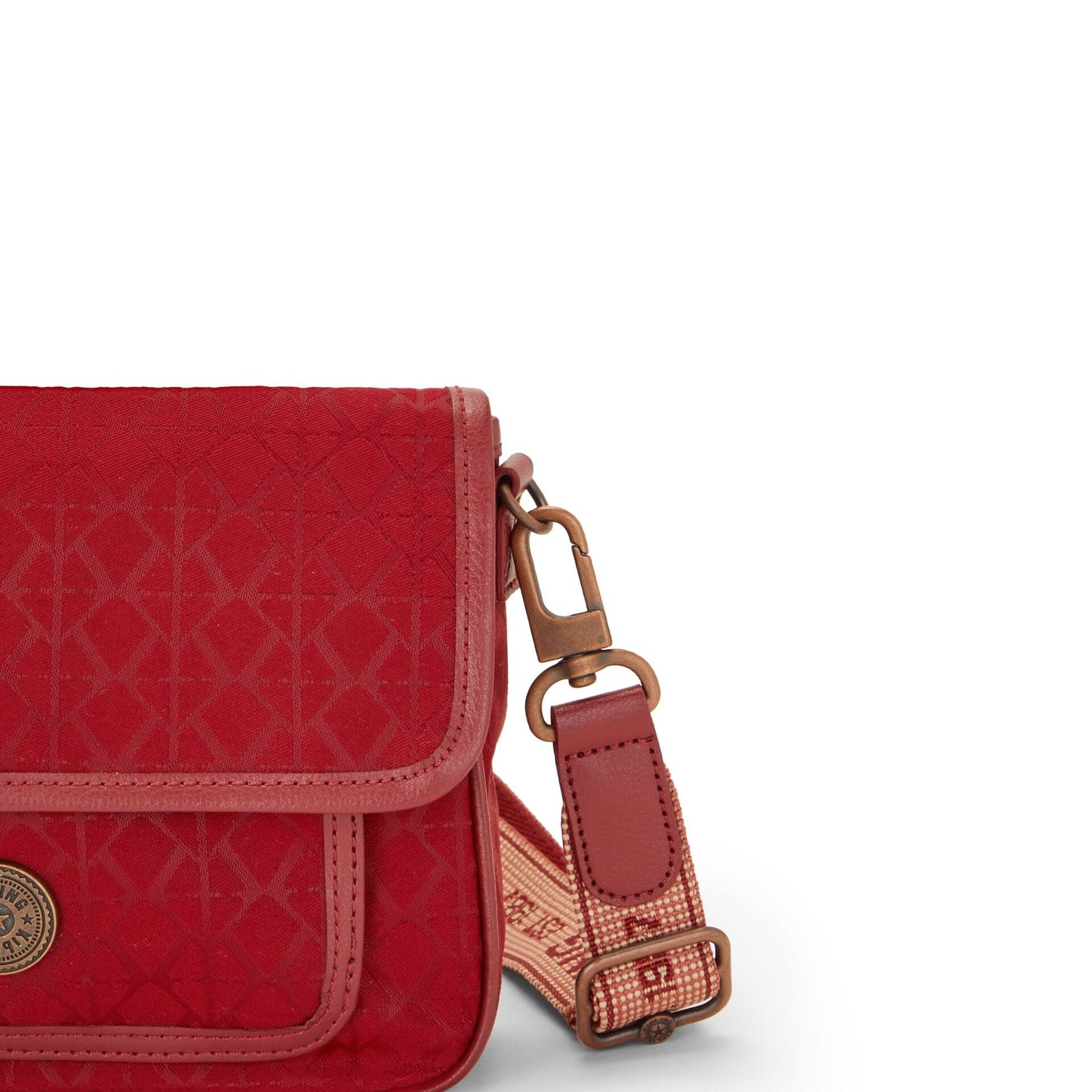 KIPLING-Inaki-Medium crossbody (with removable shoulderstrap)-Sign Red MU-I3782-V92