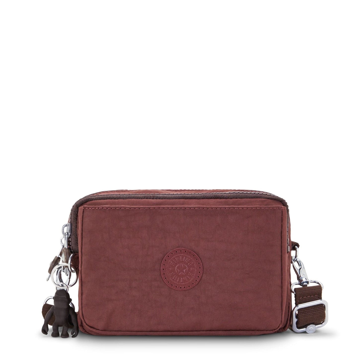 KIPLING-Abanu Multi-Small crossbody convertible to waistbag (with removable straps)-Mahogany-I3795-V50
