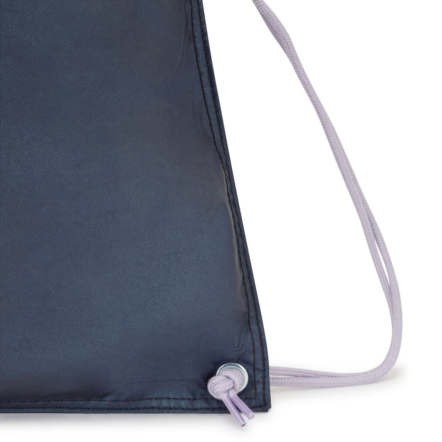 Kipling-Supertaboo-Medium Drawstring Bag-Admiral Bl Metallic-I4786-7Sp
