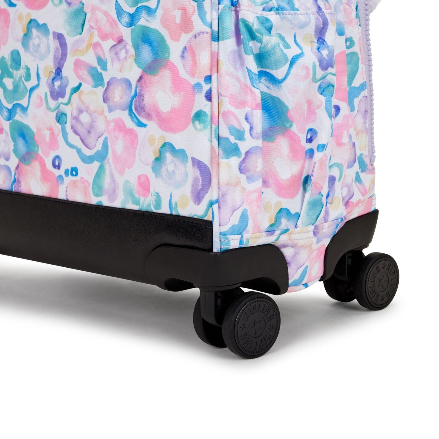 Kipling-New Storia-Large Wheeled Bag-Aqua Flowers-I4847-2Fw