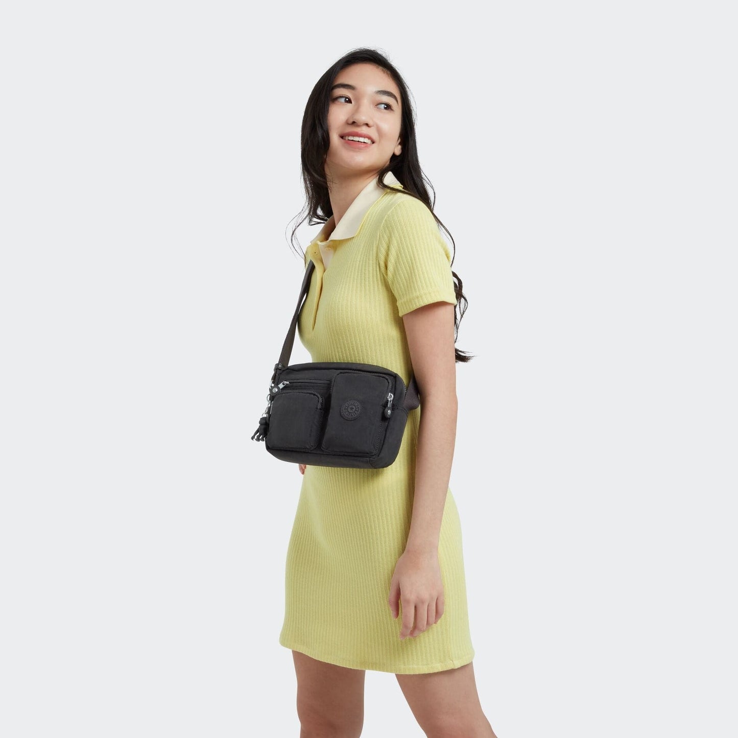 KIPLING-ALBENA-Small crossbody-Black Noir-I4852-P39