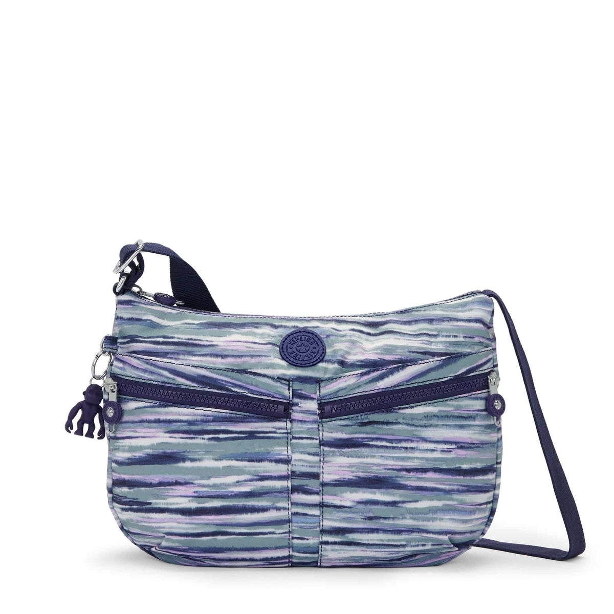 KIPLING-Izellah-Medium crossbody-Brush Stripes-I5034-W66
