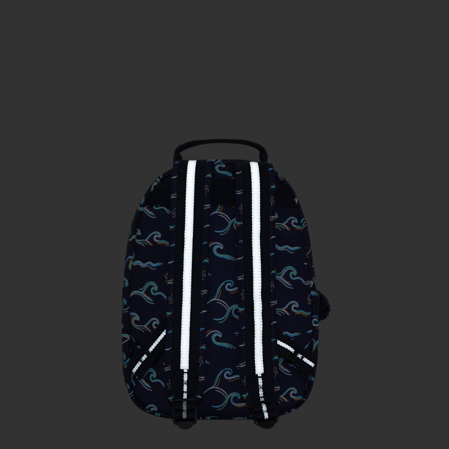 Kipling-Seoul S-Small Backpack With Tablet Compartment-Fun Ocean Print-I5357-W92