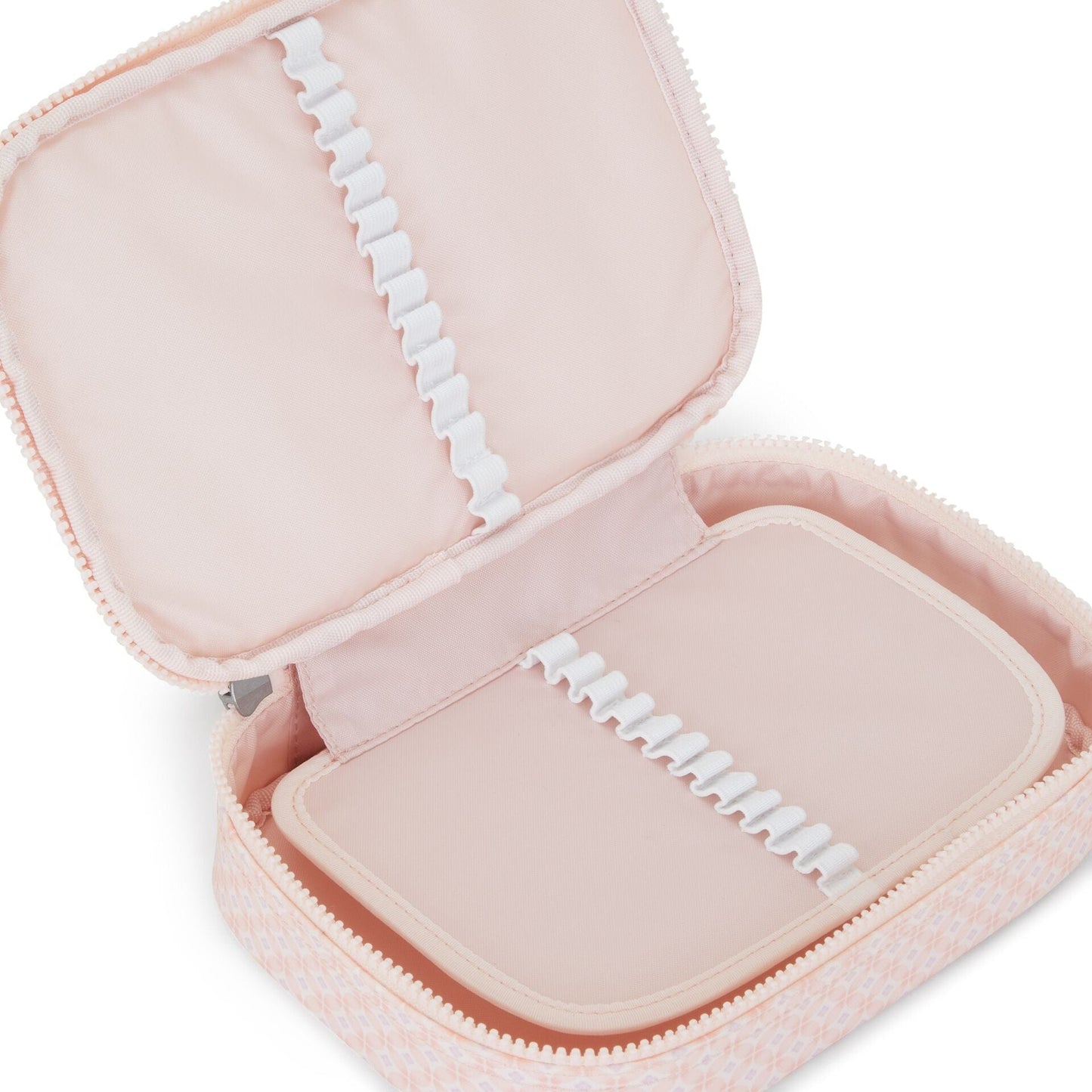 Kipling-100 Pens-Large Pencase Holds Up To 100 Pens-Girly Tile Prt-I6002-5Eh