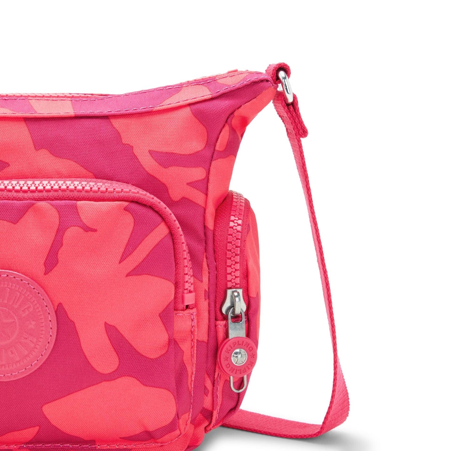 KIPLING-Gabbie Mini-Small crossbody-Coral Print-I6193-T44