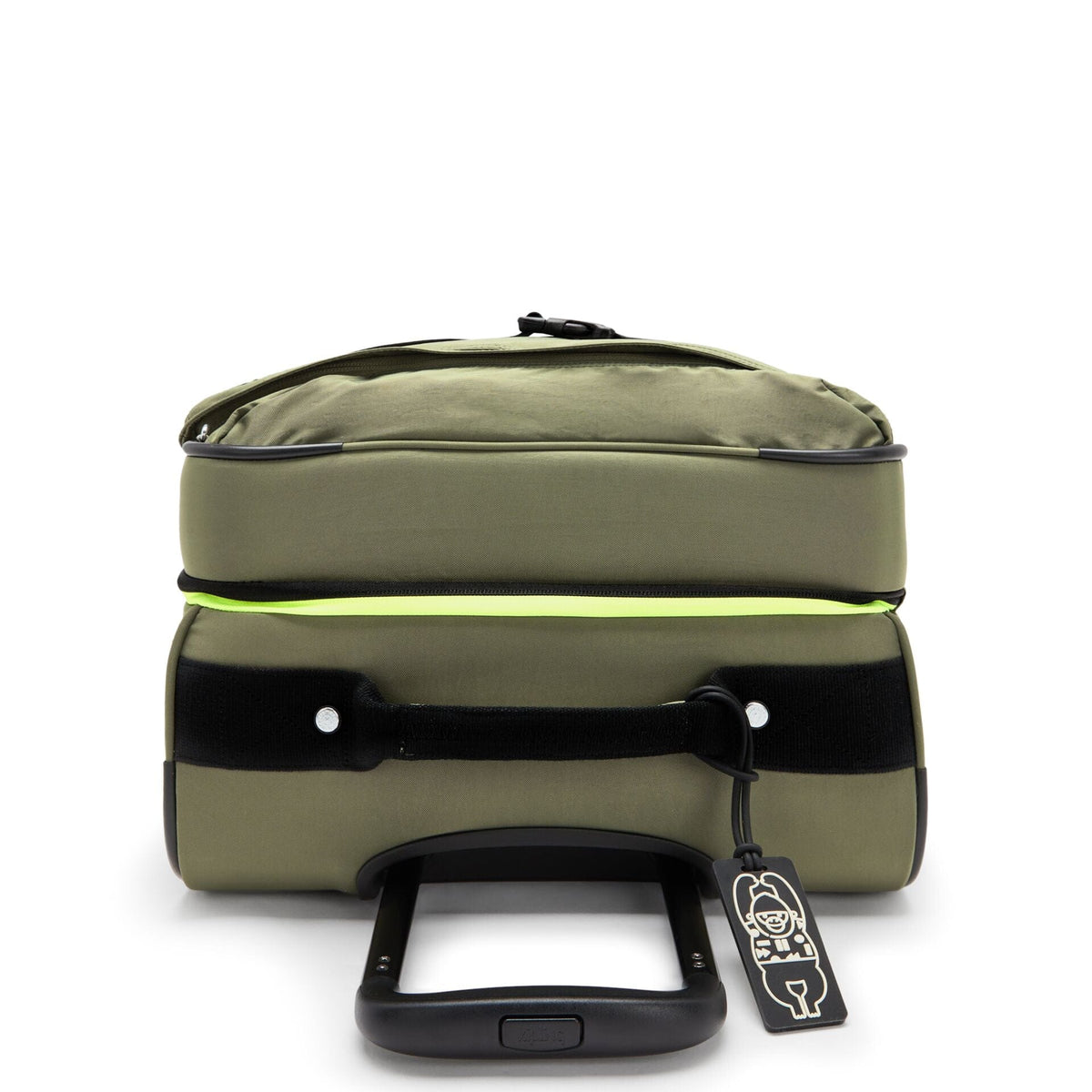 KIPLING-Spontaneous M-Medium wheeled luggage-Strong Moss C-I6918-R75