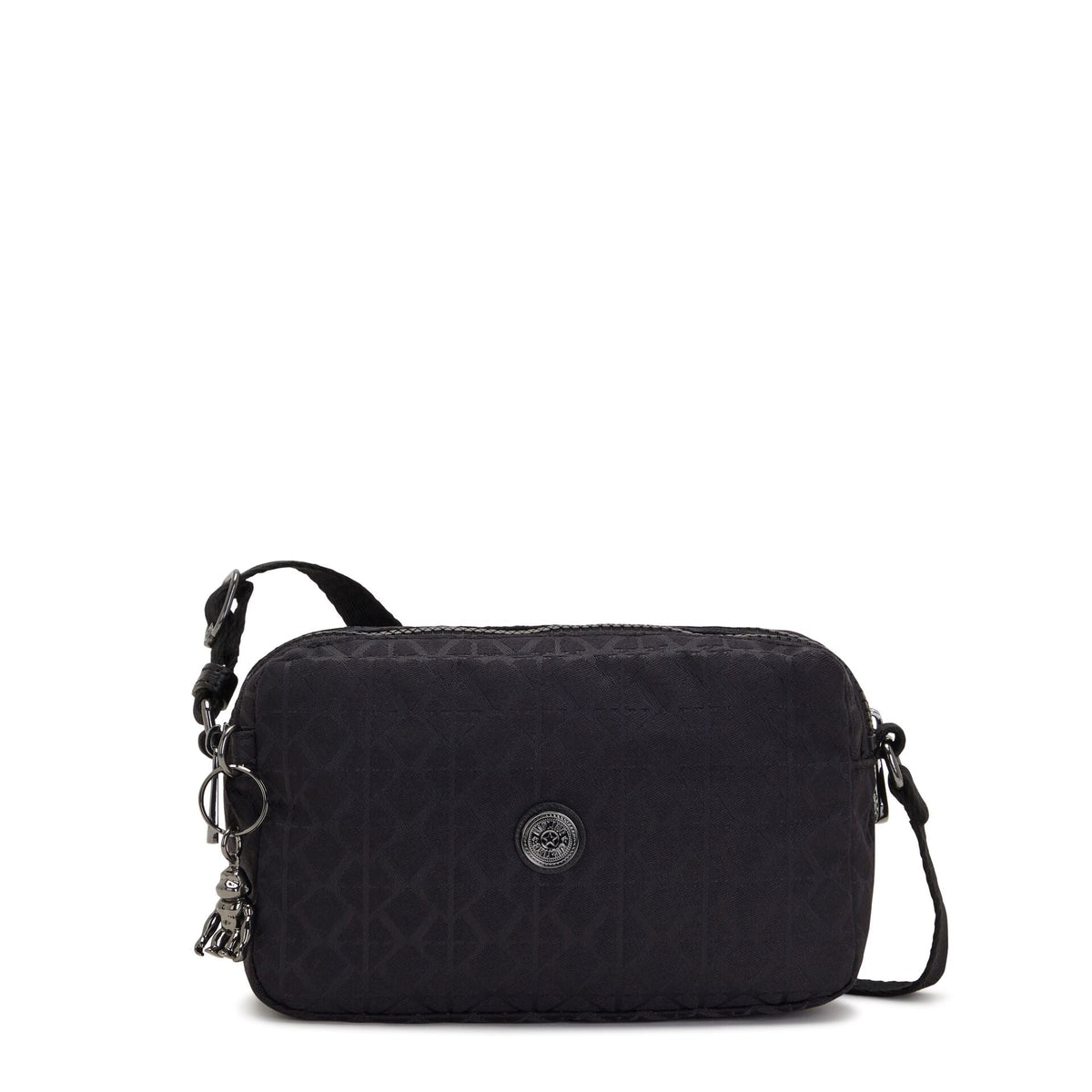 KIPLING-Milda-Small crossbody-Signature Blk Q-I7669-M34