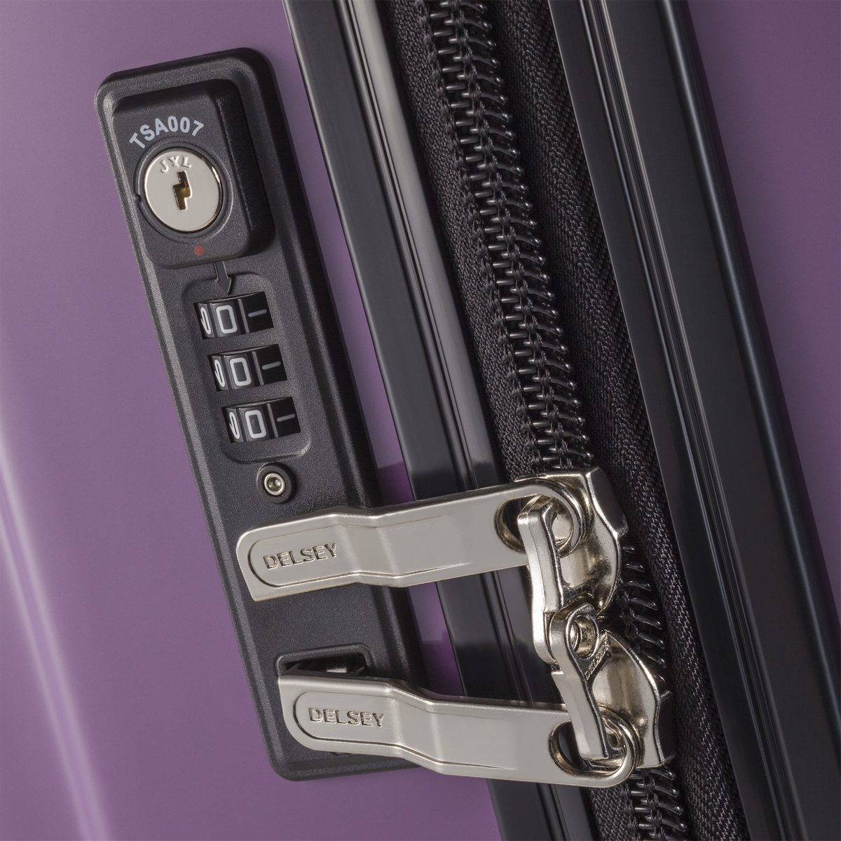 Delsey Paris Segur 77cm Purple Luggage