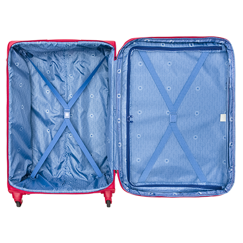 Delsey Paris Indiscrete 78cm Red Luggage