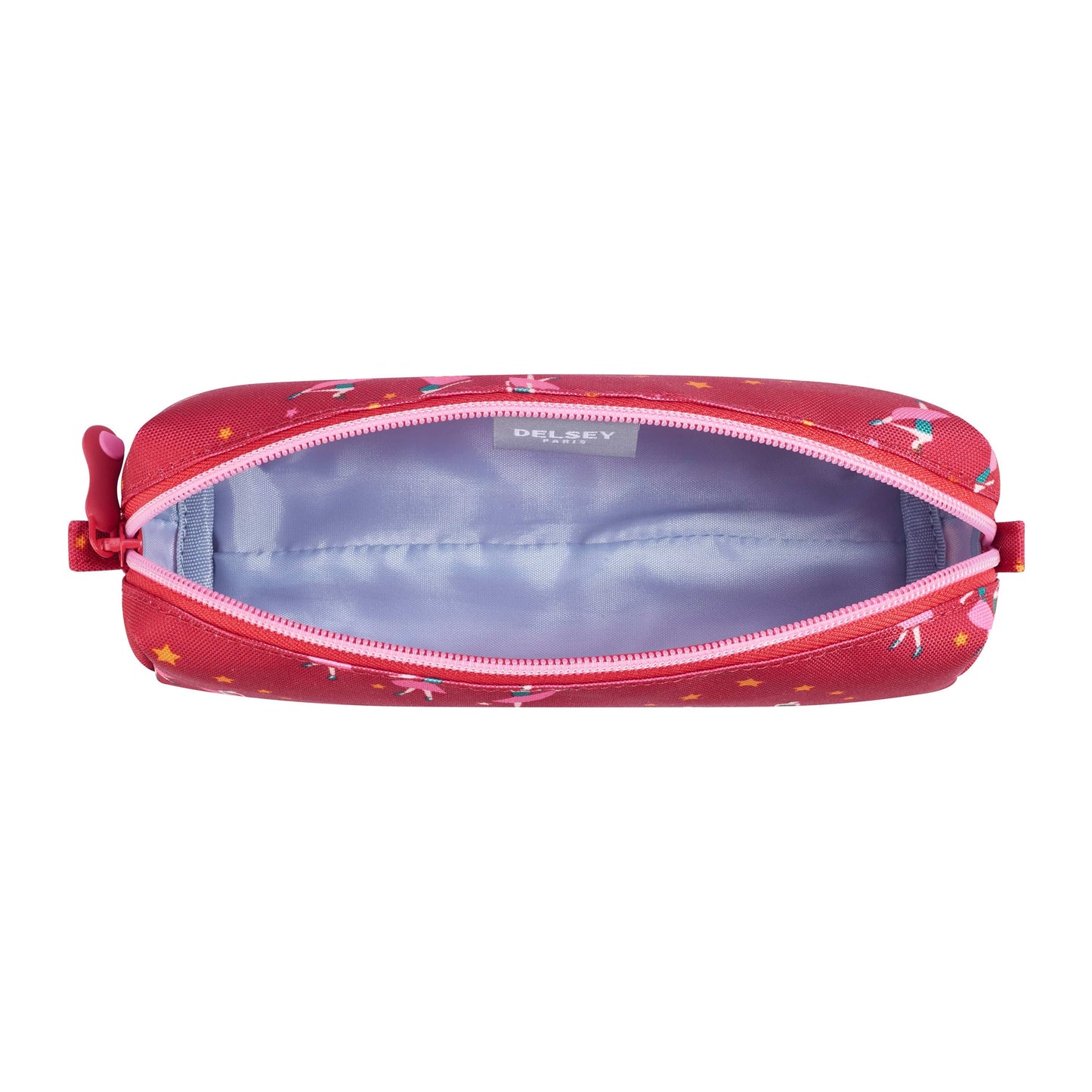 Delsey Paris School 2019 2 Compartment Ballerina Pink Pencil Case