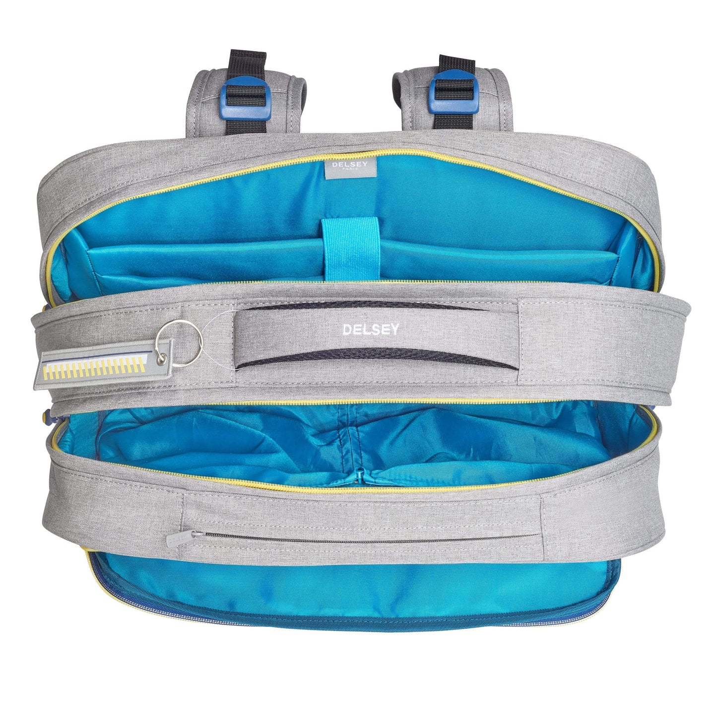 Delsey Paris School 2019 4 Wheel Grey Wheeled Backpack