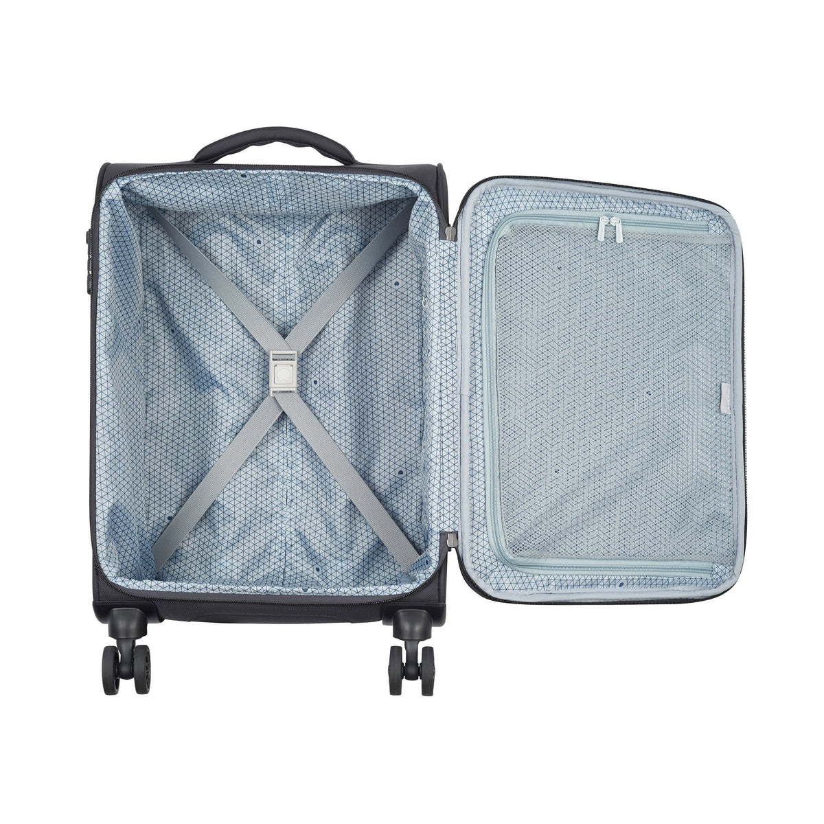 Delsey Paris Caracas Expandable 55cm Black Luggage