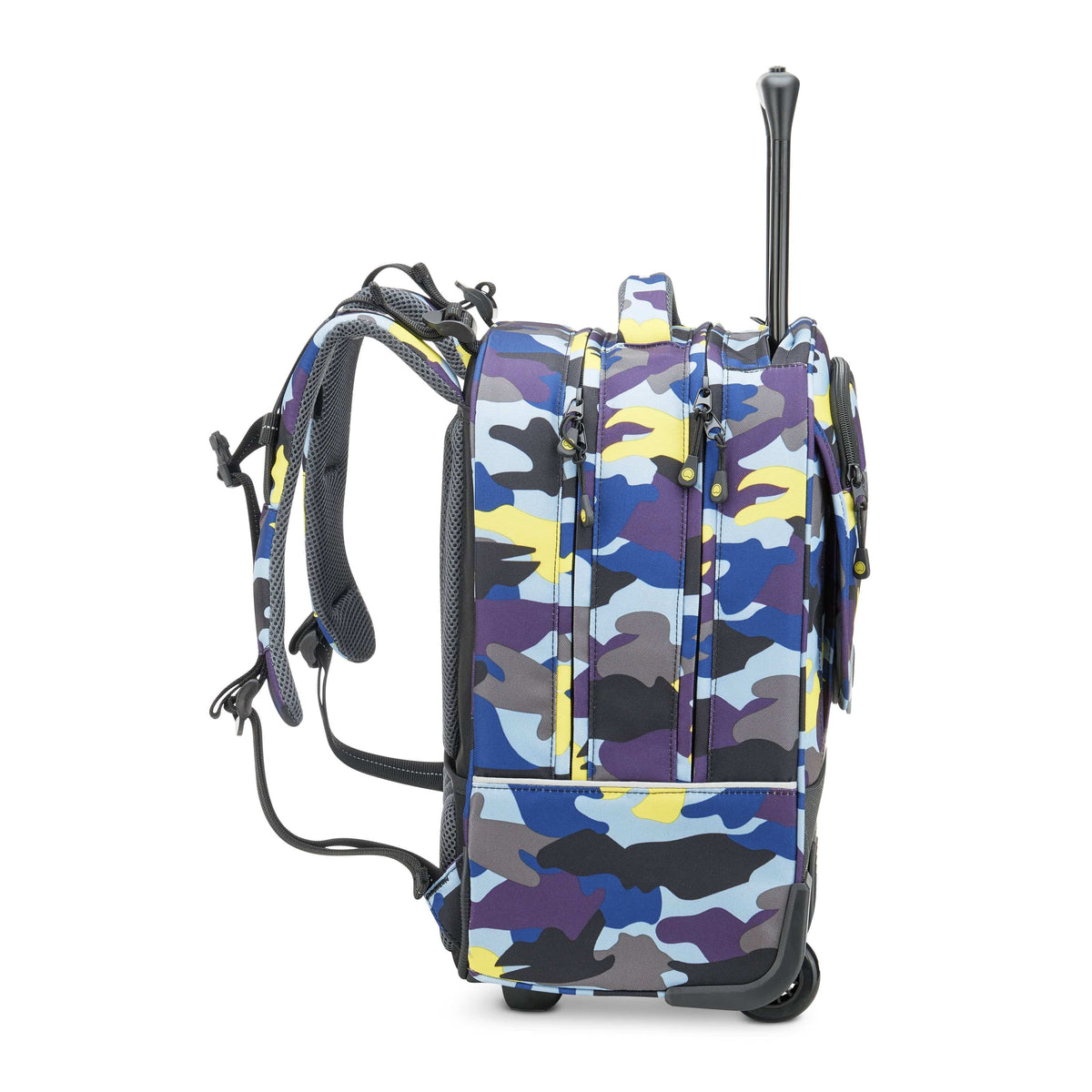 Delsey Paris BTS 2021 4 Wheel Lime Wheeled School Bag