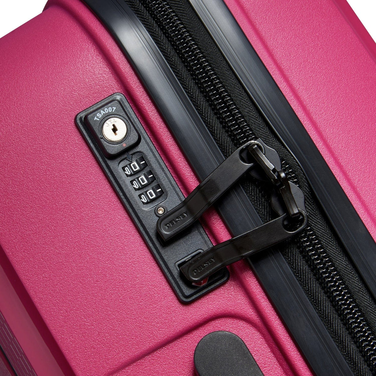 Delsey Paris Belmont Plus Hardcase 55cm Raspberry Luggage