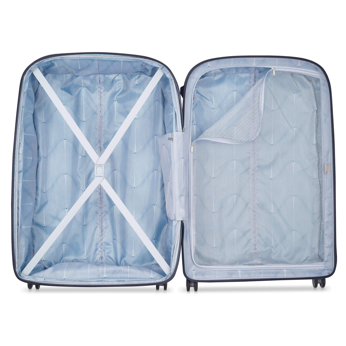 Delsey Paris Clavel Expandable 83cm Blue Jean Luggage