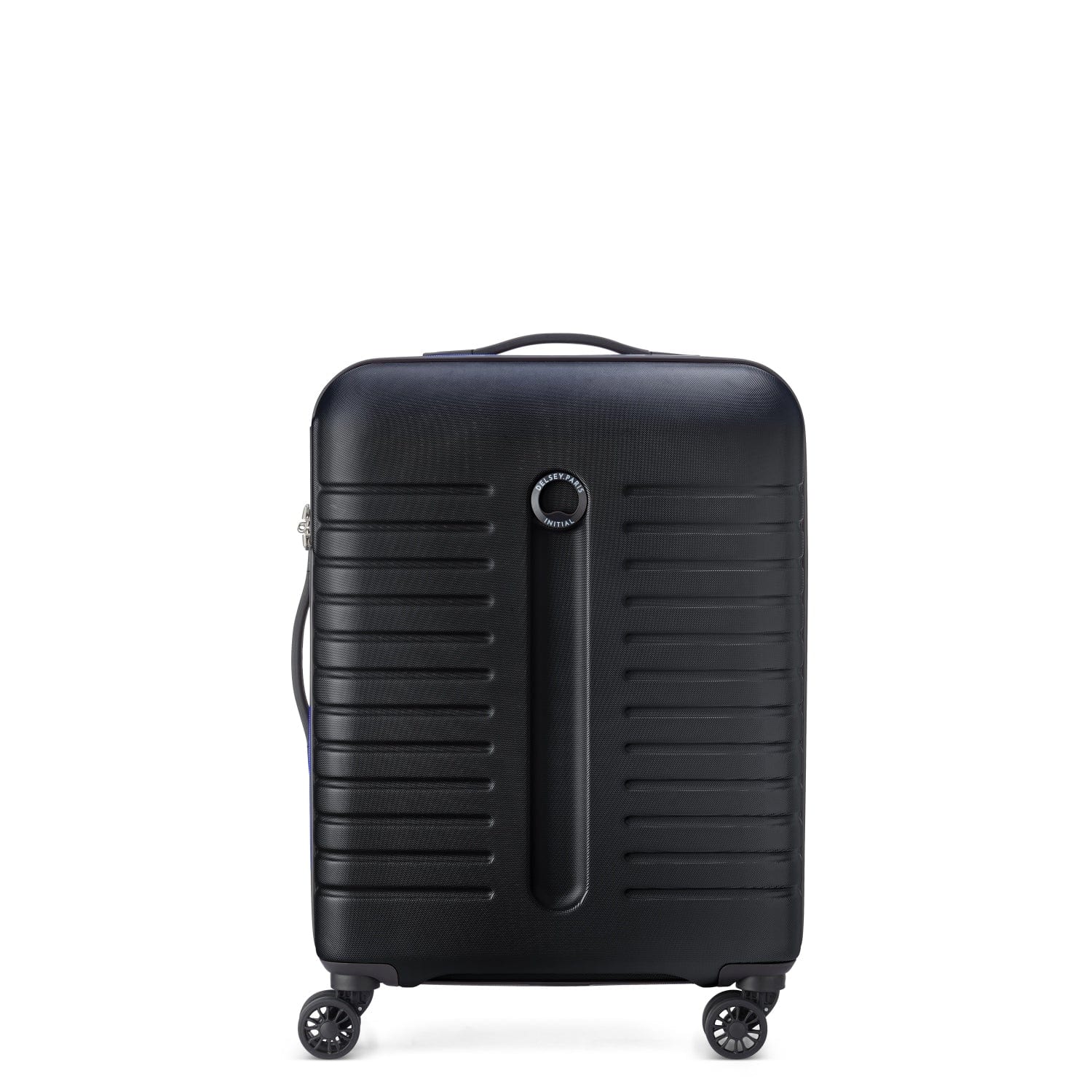 Delsey Iroise 55cm Hardcase 4 Double Wheel Cabin Luggage Trolley Black