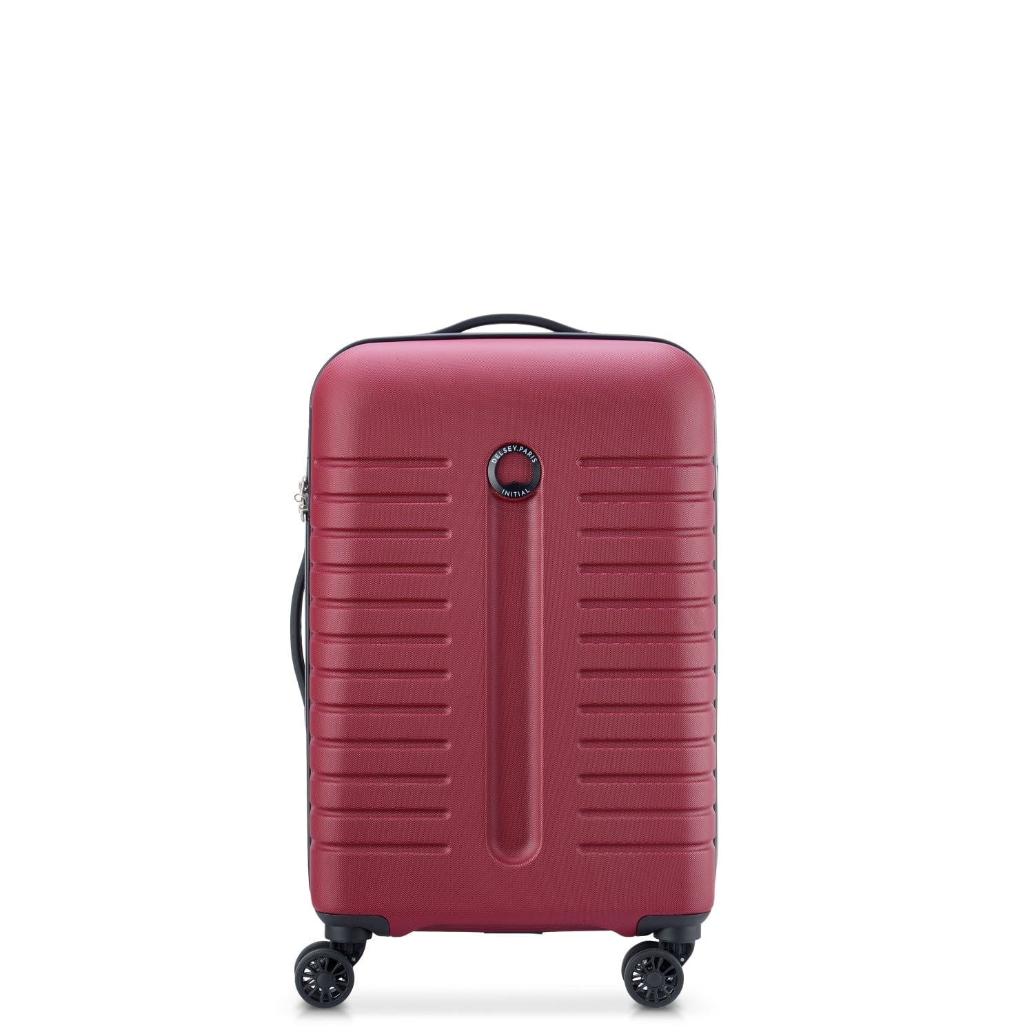 Delsey Iroise 55cm Hardcase 4 Double Wheel Cabin Luggage Trolley Red