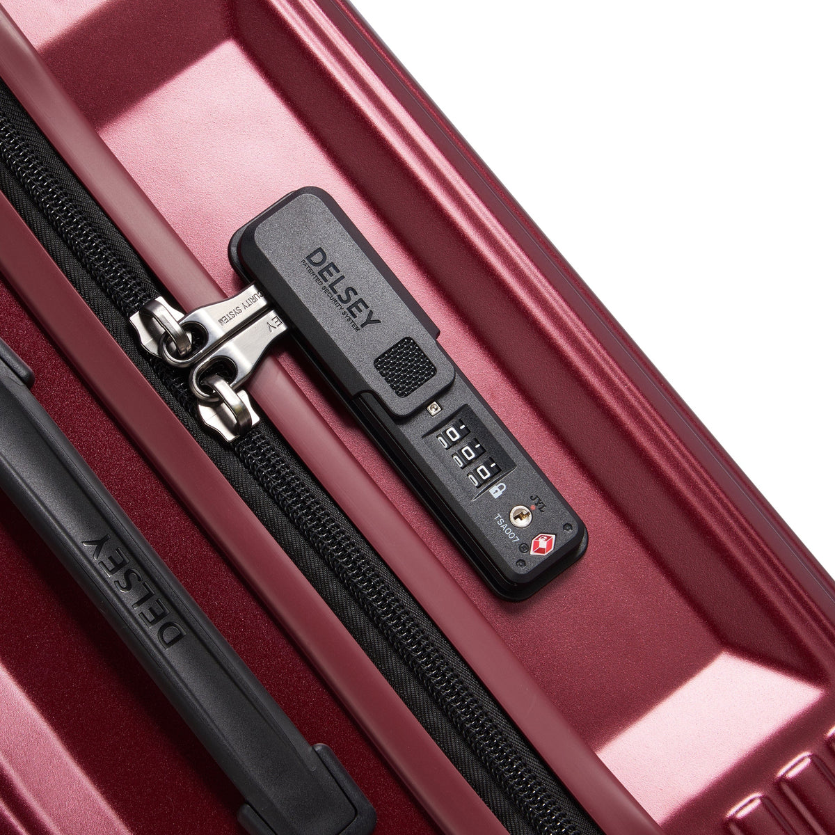 Delsey Paris Securitime Trunk Hardcase 73cm Red Luggage