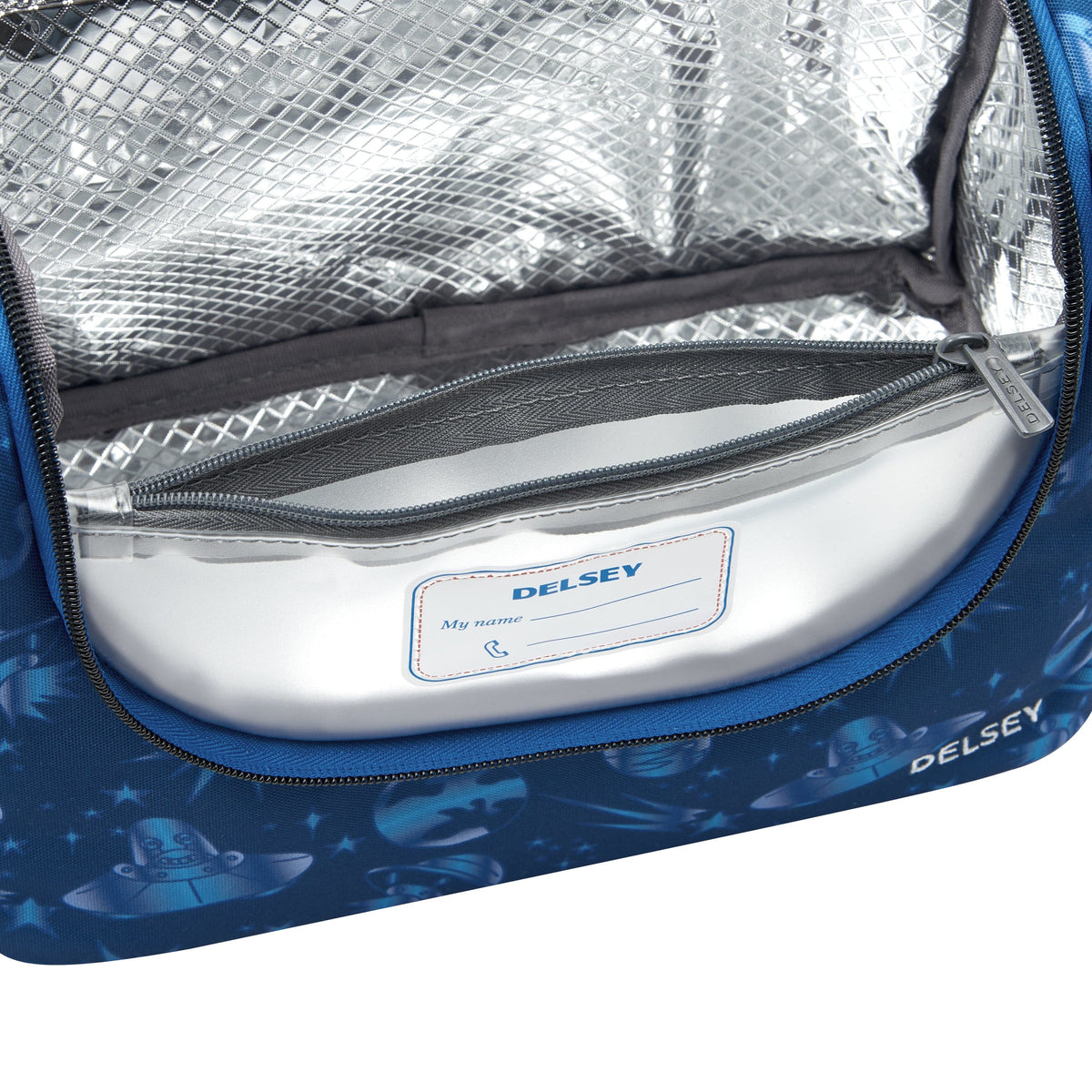 Delsey Paris BTS 2022 Isothermal Blue Printing Lunch Bag