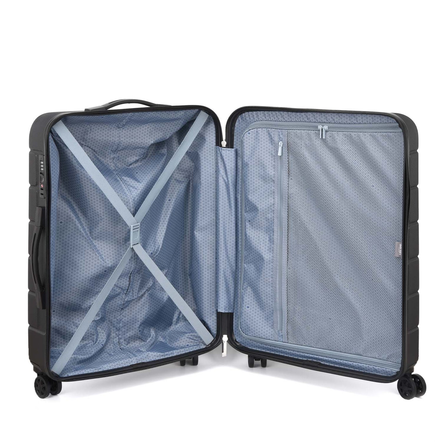 Delsey Paris Lagos Hardcase 66cm Black Luggage