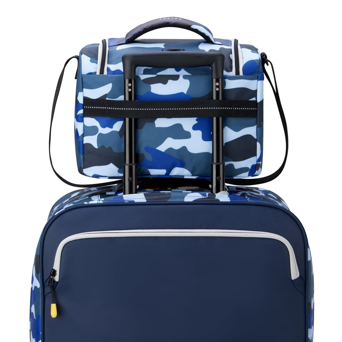 Delsey Paris BTS 2023 Isothermal Camo Blue Lunch Bag