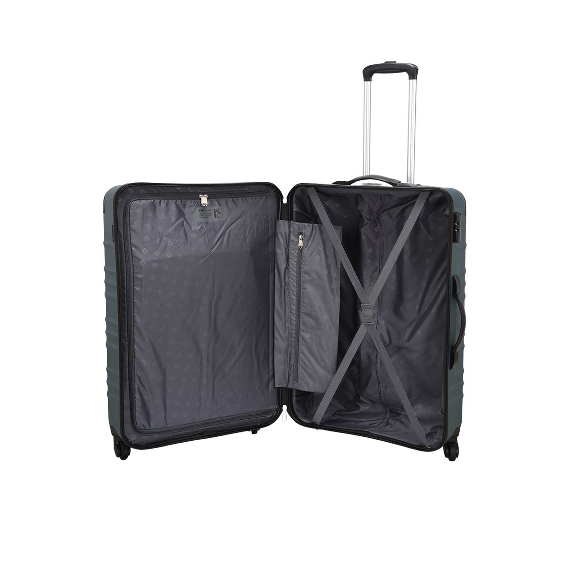 Wenger Amplar 3 Piece 53+65+75cm Hardside Non-Expandable Check-In Luggage Trolley Set Deep Lake - 653151