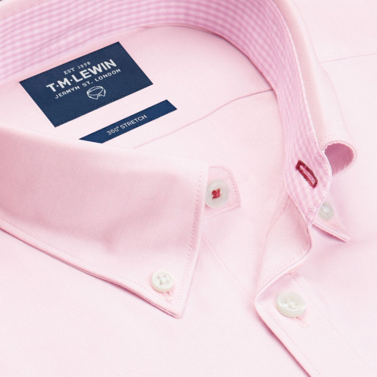 T.M.Lewin-Plain-Oxford-Stretch-Casual-Shirt-Pink-72135-009