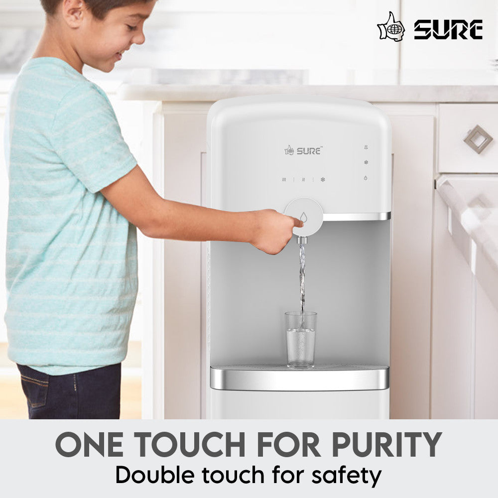 Sure Bottom Loading Touch Control Water Dispenser, White - SBL70W