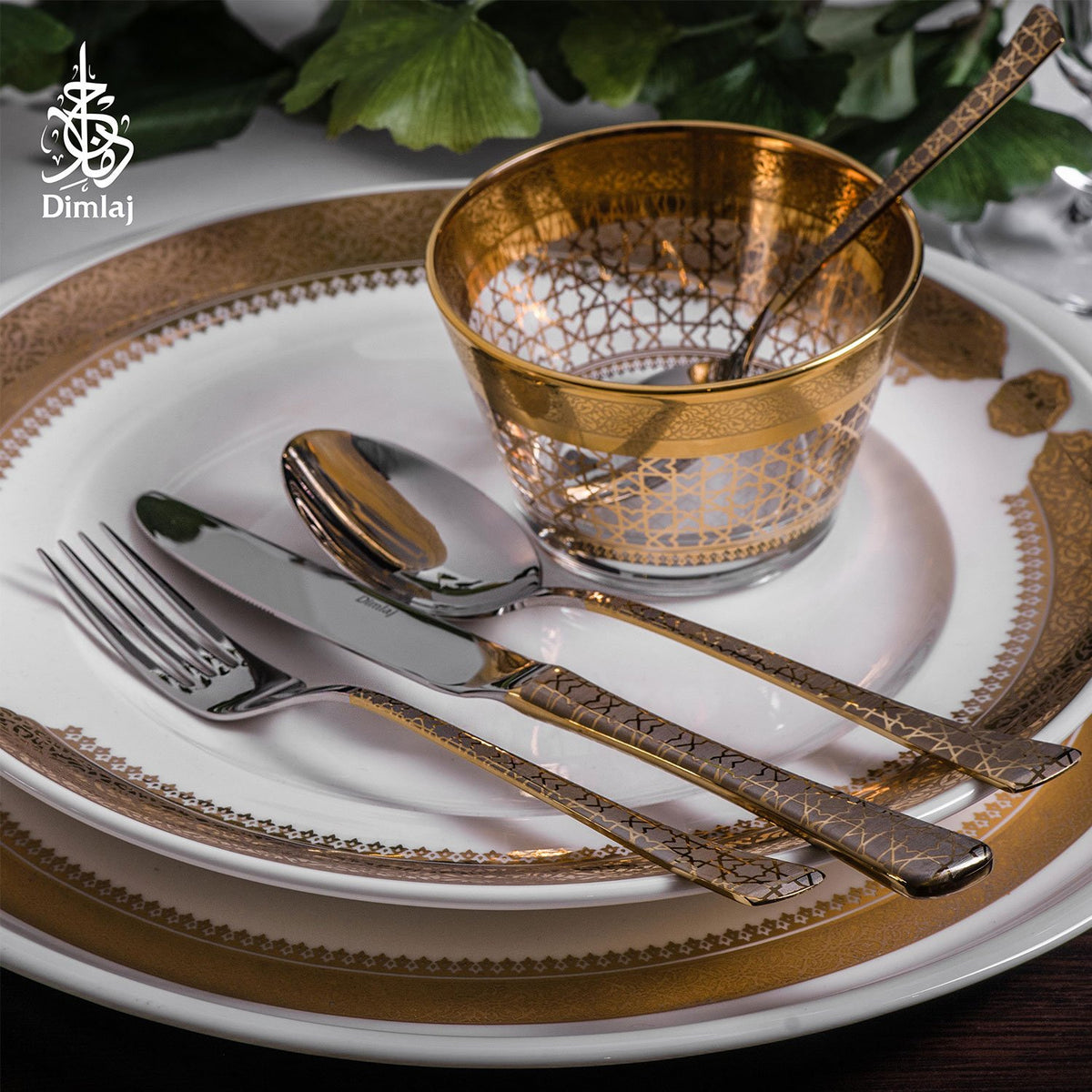 CORDOBA GOLD MIRROR 24PC CUTLERY SET - 23414