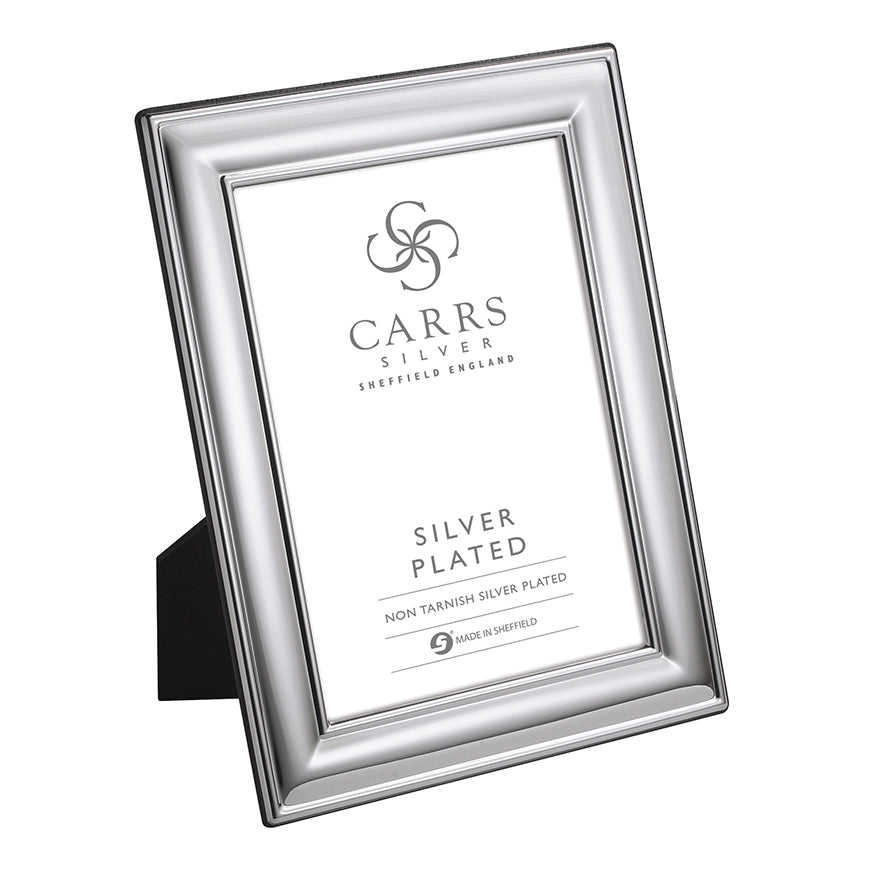 Carrs Silver of Sheffield Plain Rectangle Frame - LRW582-SP