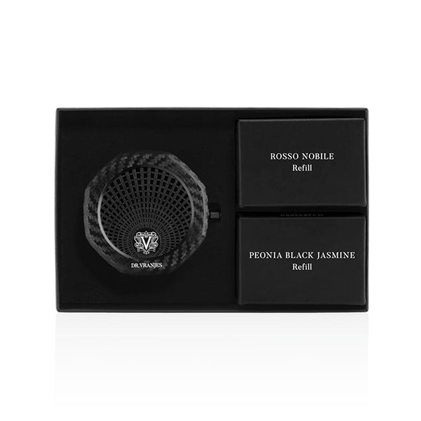 VRANJES -CAR PARFUM GIFTBOX (Carbon fiber dispenser