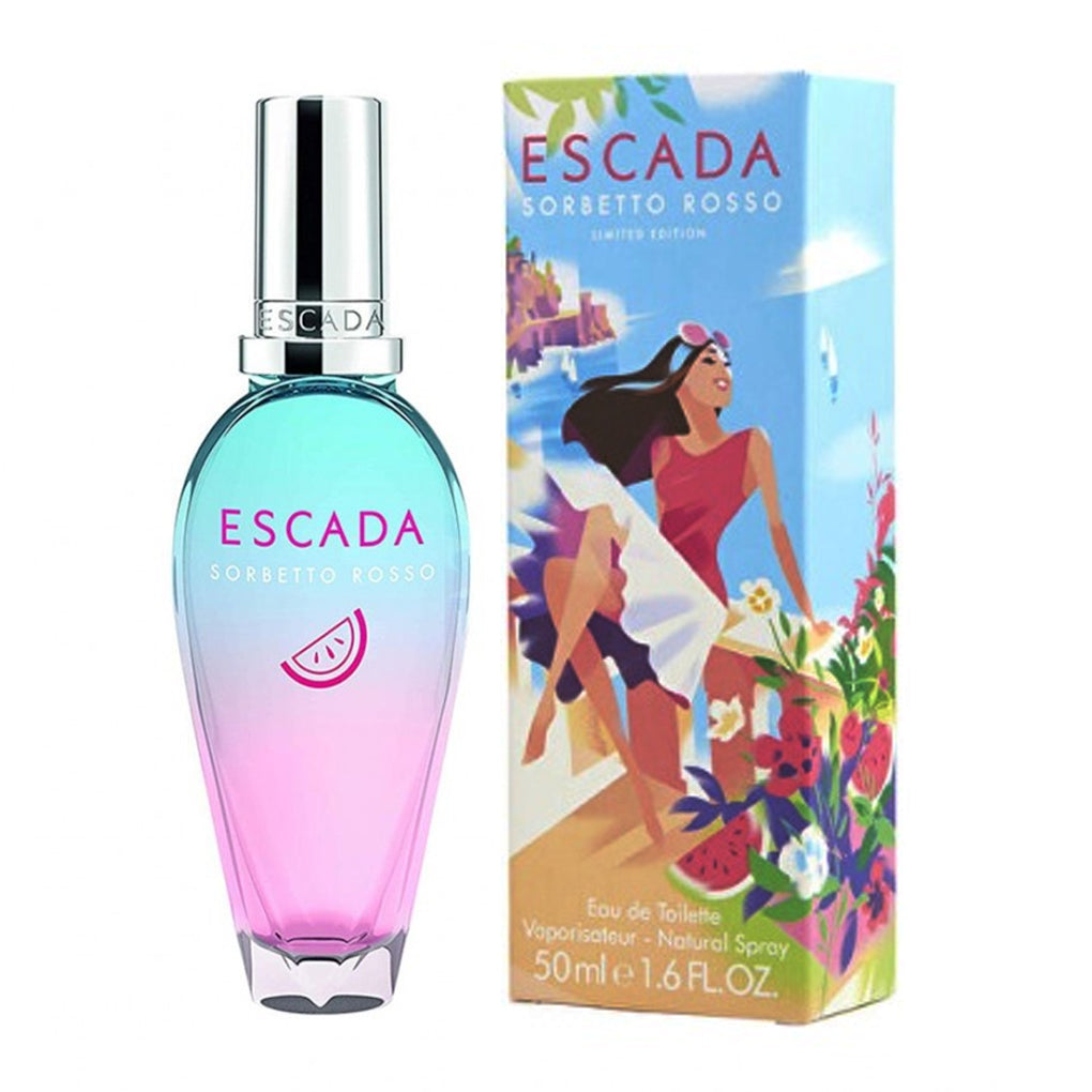 ESCADA SORBETTO ROSSO LIMITED EDITION FOR WOMEN EAU DE TOILETTE 50ml NATURAL SPRAY