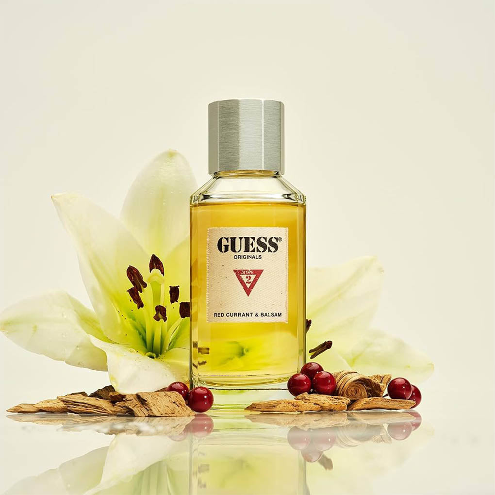 GUESS ORIGINALS TYPE 2 RED CURRANT AND BALSAM EAU DE TOILETTE 100ml NATURAL SPRAY