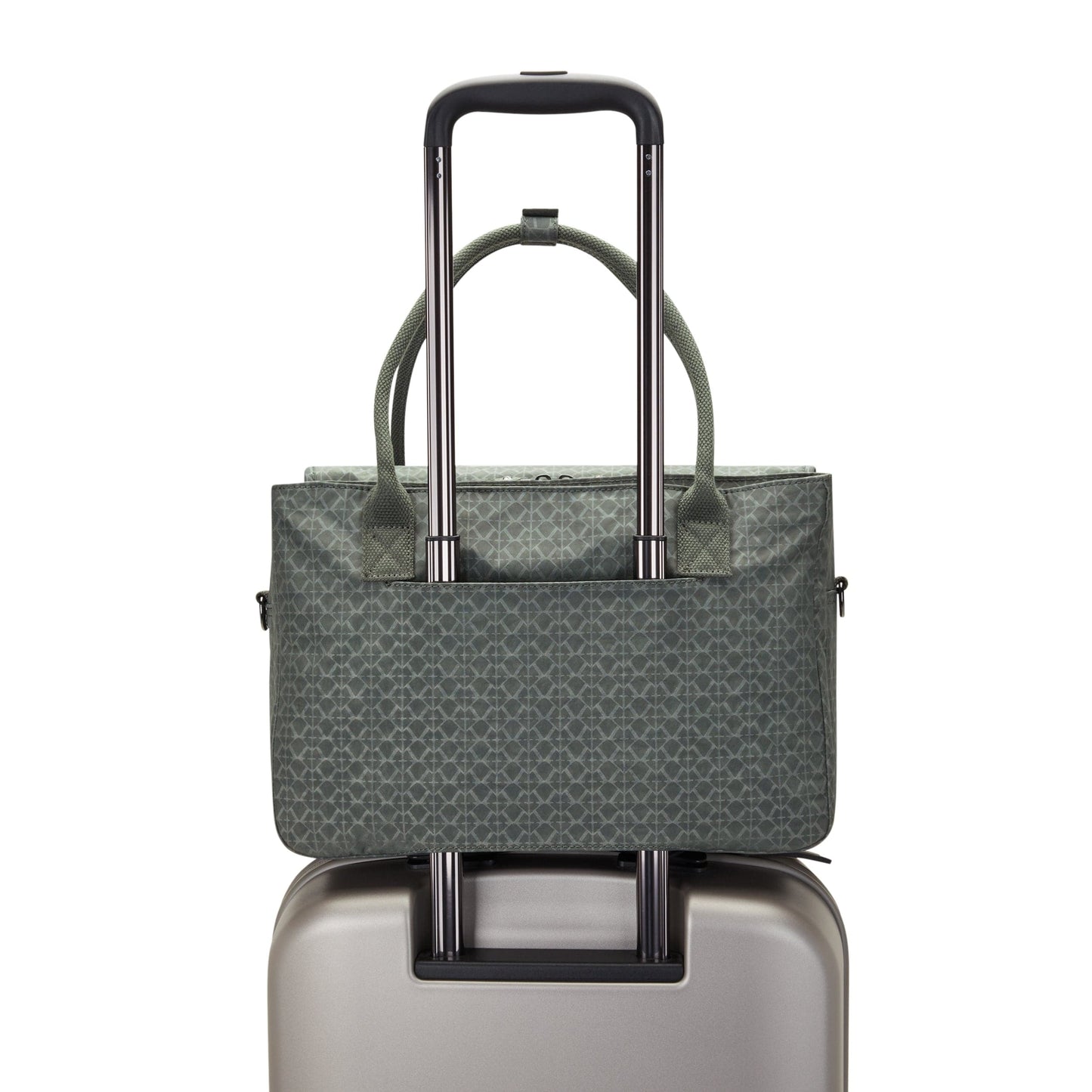 Kipling-Superworker S-Small Working Bag (With Removable Shoulderstrap)-Sign Green Embosse-I4555-F6C