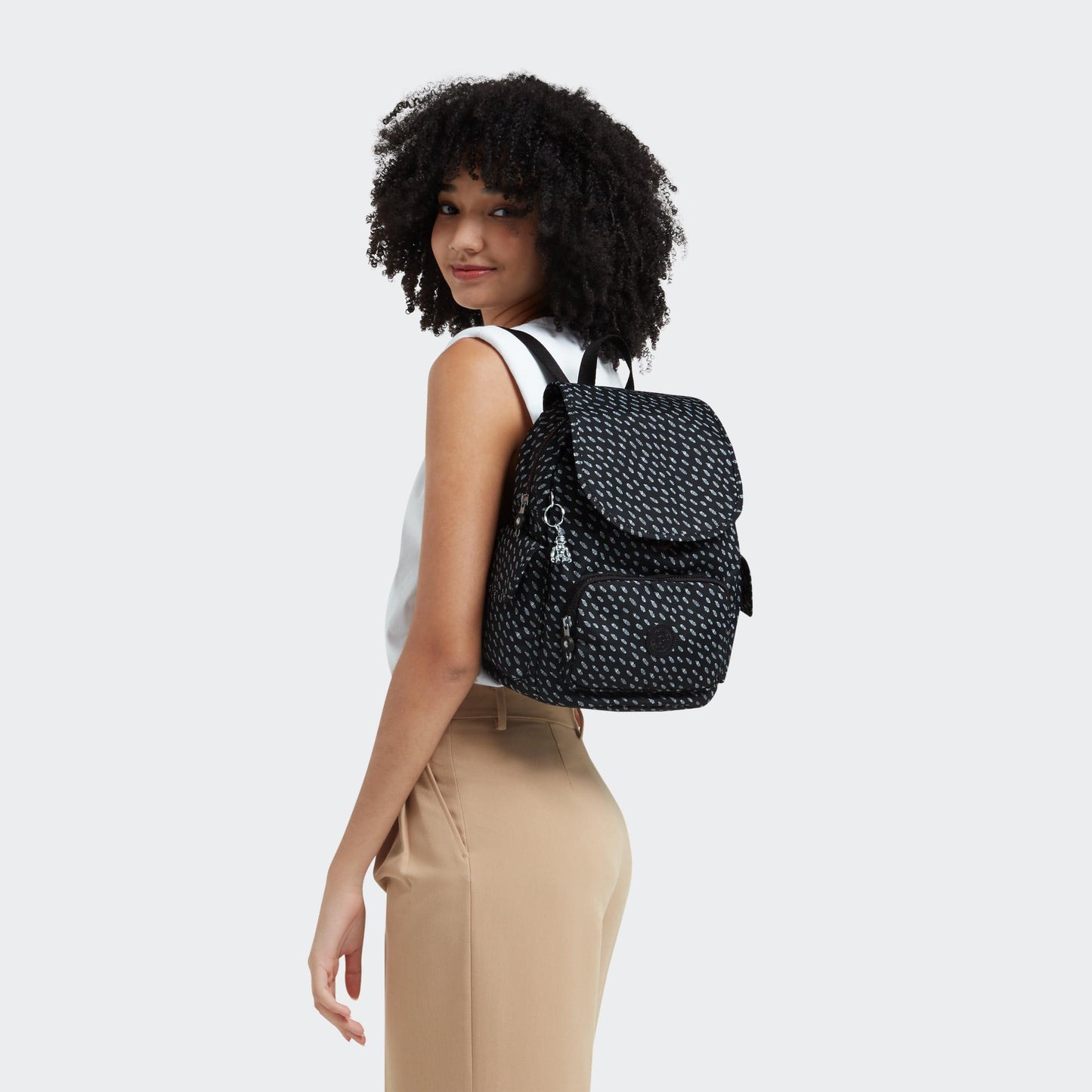 KIPLING-City Pack S-Small backpack-Ultimate Dots-I4581-R87
