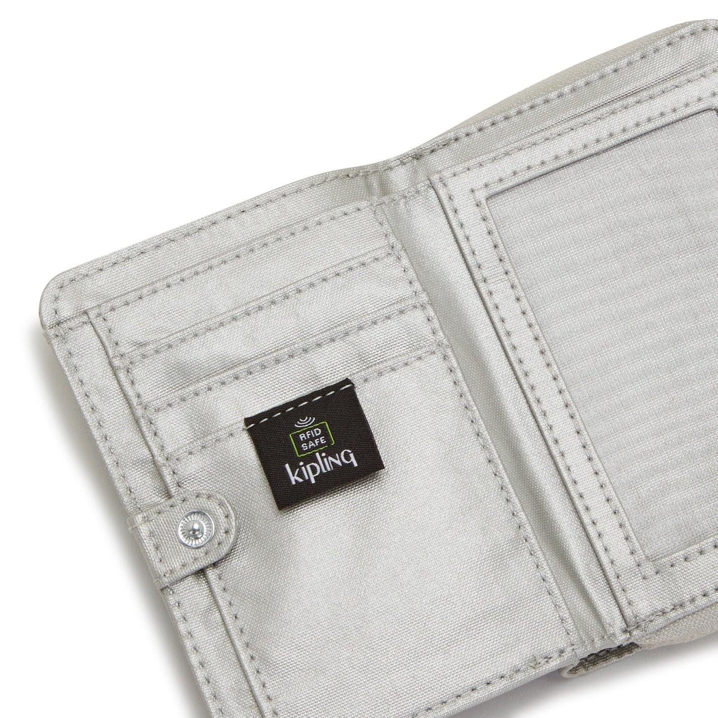 KIPLING-Money Love-Medium Wallet-Bright Metallic-I7276-QD7