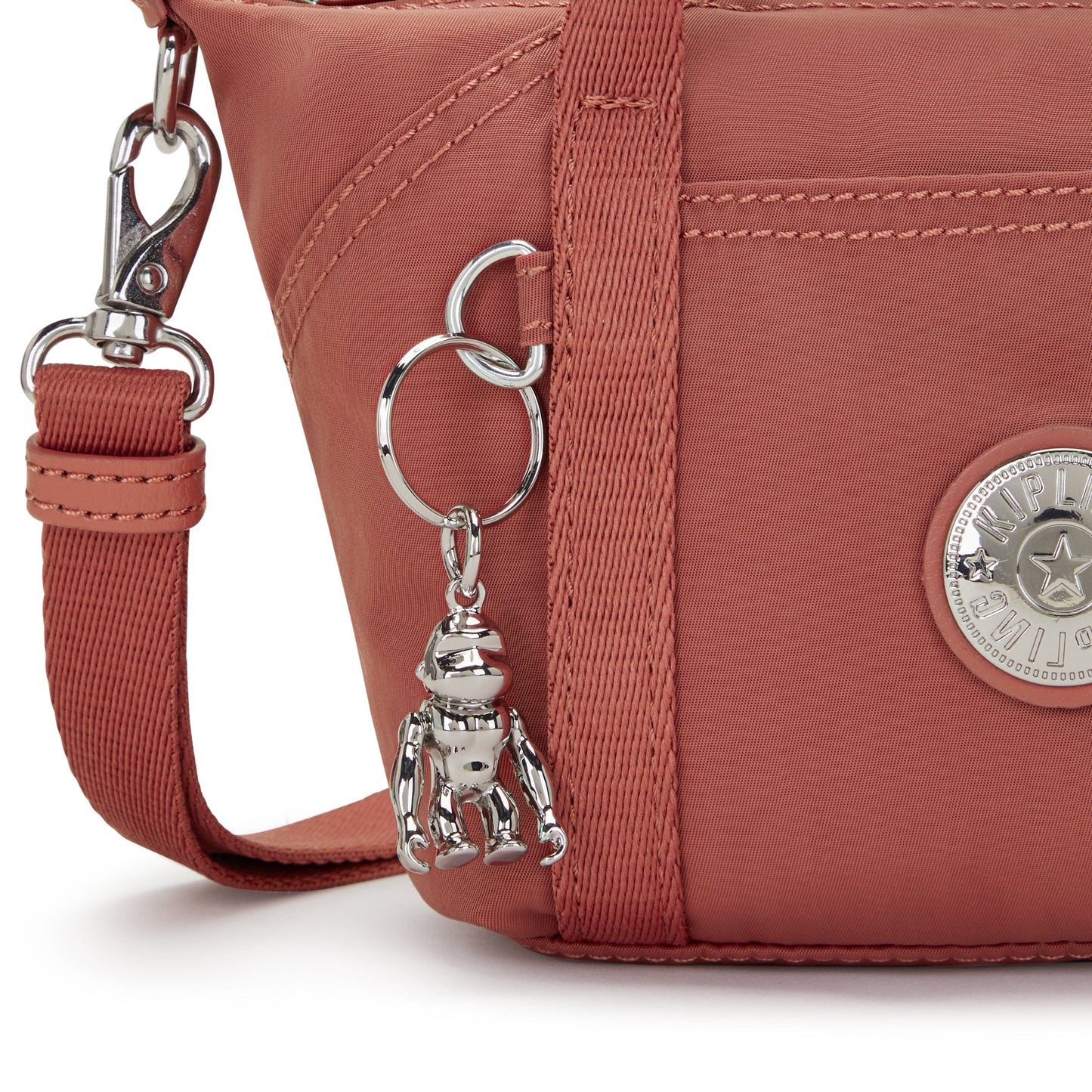 Kipling-Art Compact-Small Crossbody (With Removable Shoulderstrap)-Grand Rose-I7492-5Fb