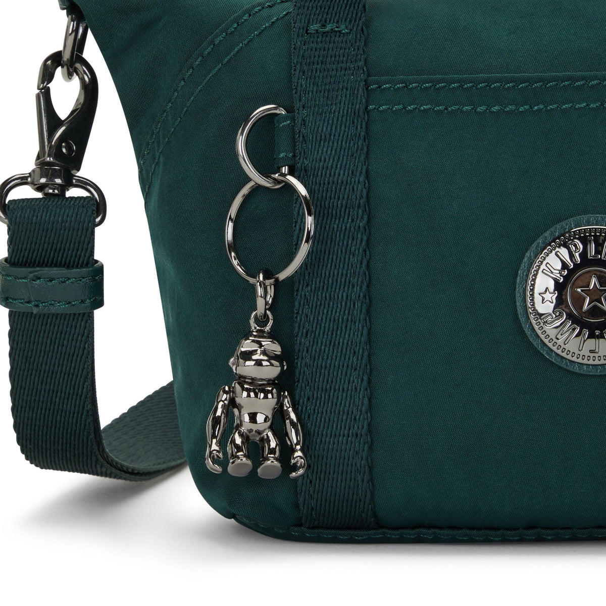 Kipling-Art Compact-Small Crossbody (With Removable Shoulderstrap)-Deepest Emerald-I7492-Pd3