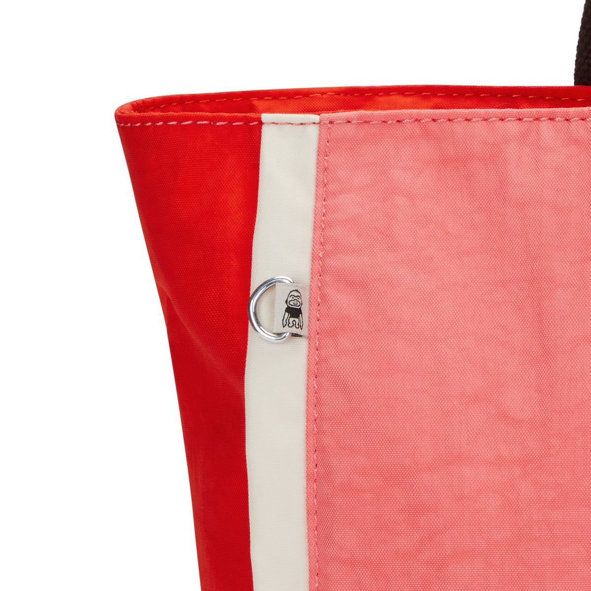Kipling-Nalo-Large Tote-Tango Pink Block-I7988-S7M