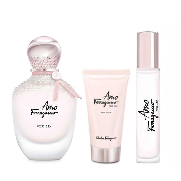 SALVATORE FERRAGAMO AMO FERRAGAMO PER LEI (GIFT SET) FOR