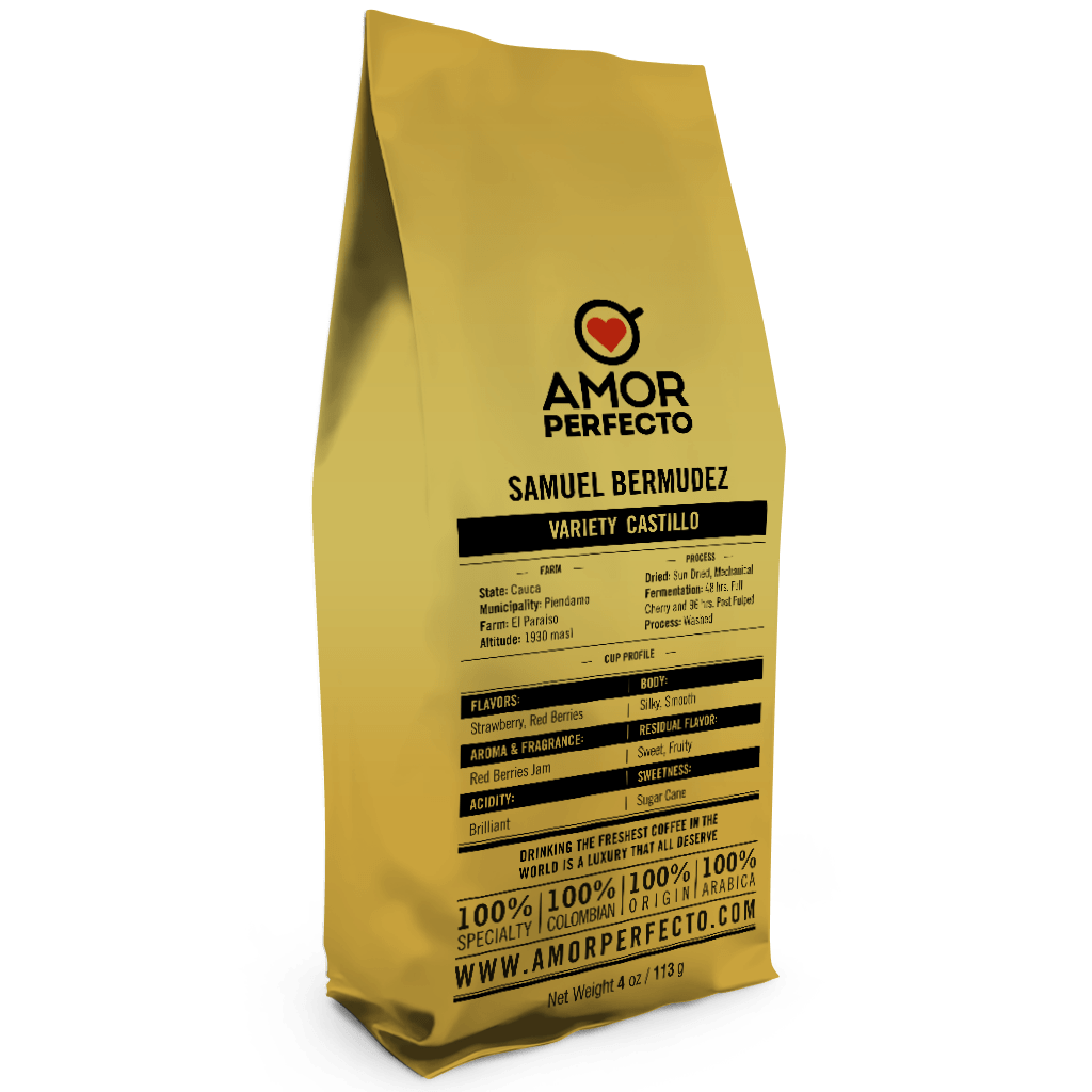 AMOR PERFECTO SAMUEL BERMUDEZ 113G BAG COFFEE BEANS